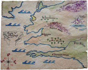 Map of Fairyland by Leone Annebella Betts